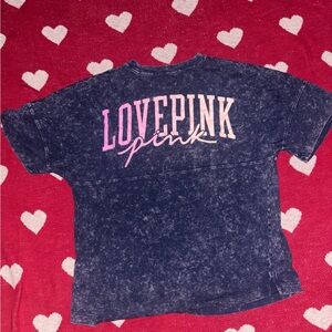 PINK Victoria's Secret Kids Tee - Blue and Pink